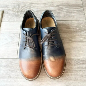 NAOT Chief Handcrafted Two Tone Fade Leather Oxford Shoe Made in Israel
